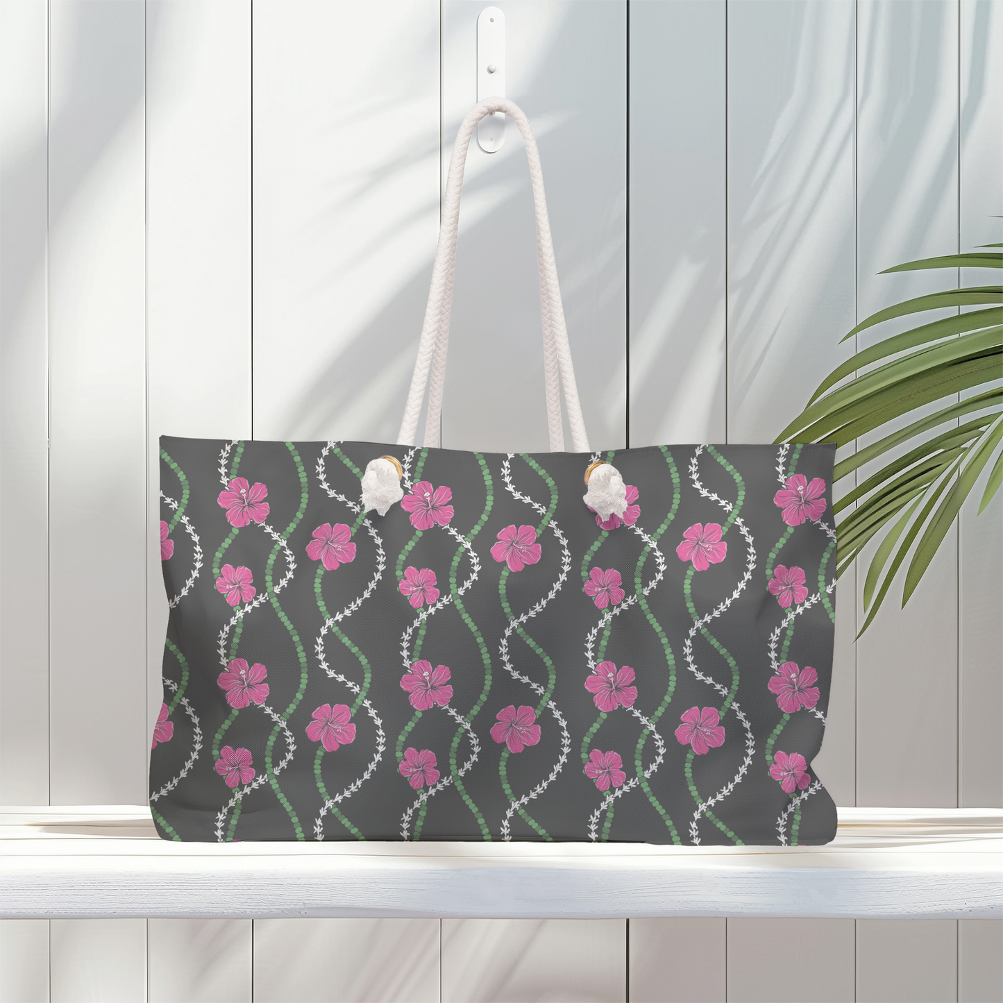 Hibiscus Mokihana Tuberose Seamless Repeat Pattern