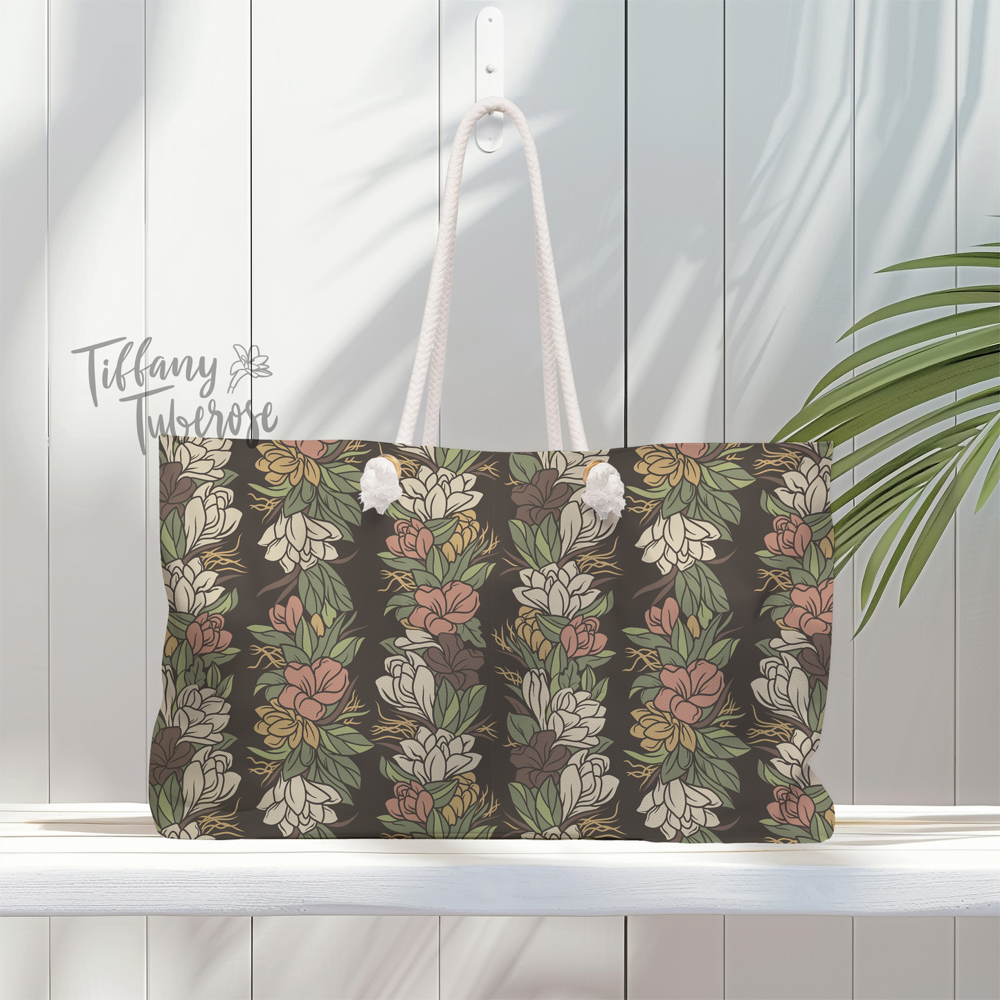 Winter Lei Seamless Repeat Pattern