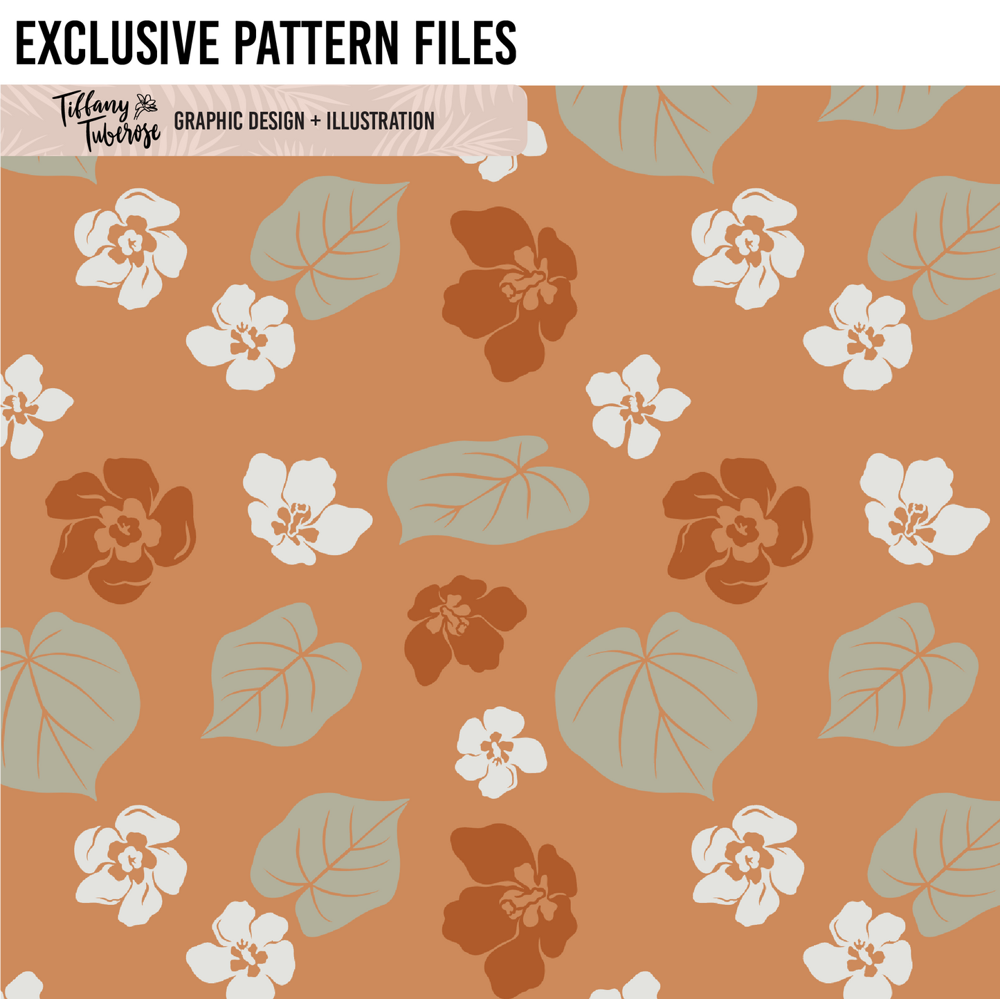 Hau & Lau Seamless Repeat Pattern