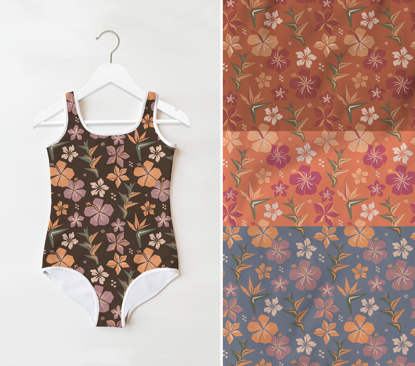 Edgy Floral Seamless Repeat Pattern