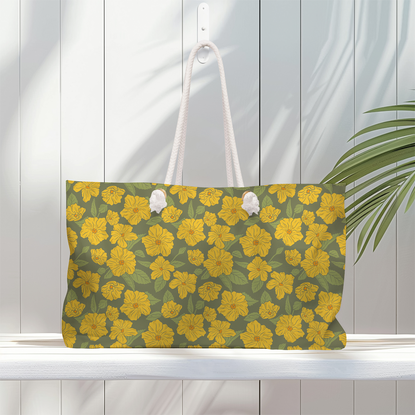 Pua 'Ilima Seamless Repeat Pattern