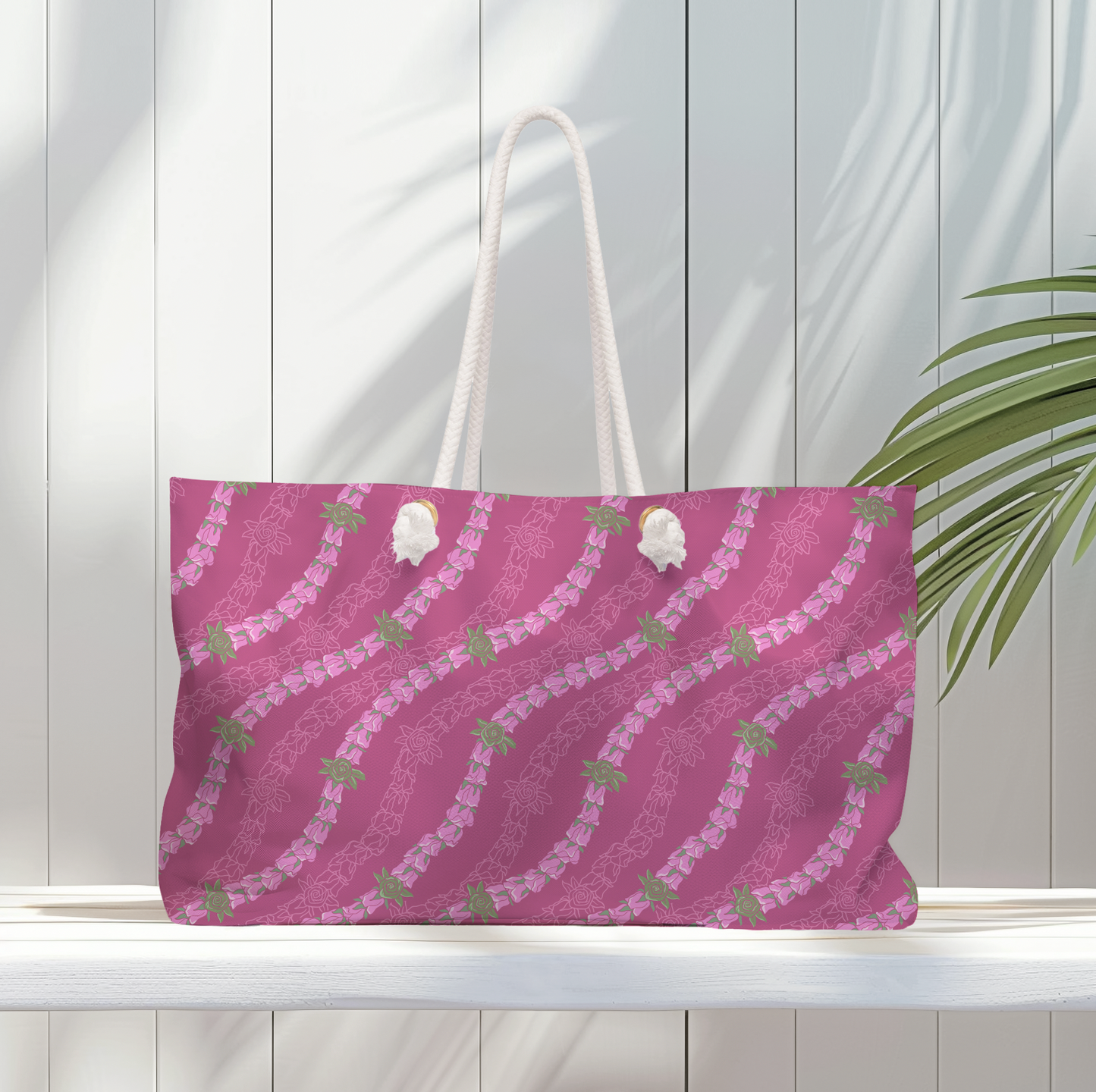 Lei Lokelani Rosette Seamless Repeat Pattern