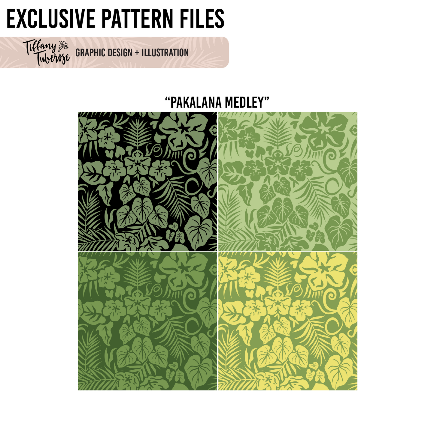 Pakalana Medley Seamless Repeat Pattern