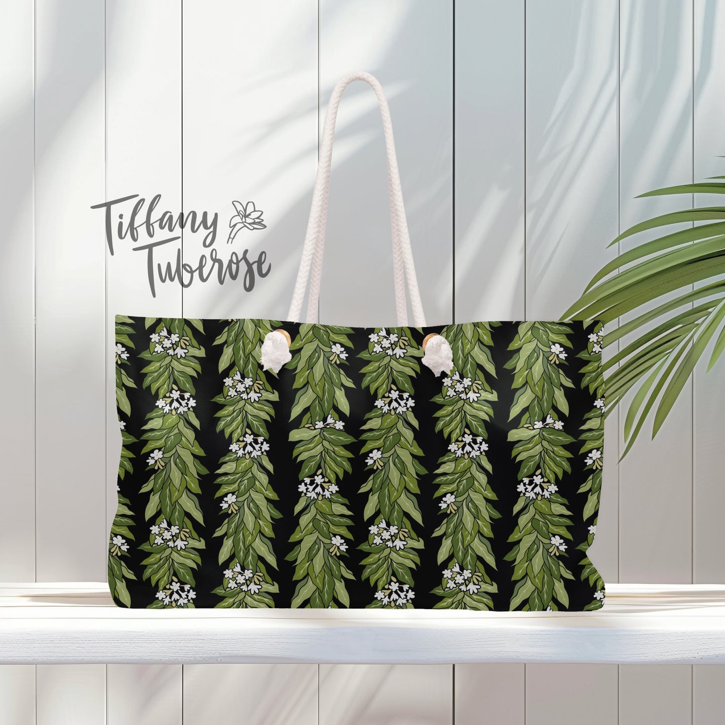 Lei Lau Kukui Seamless Repeat Pattern