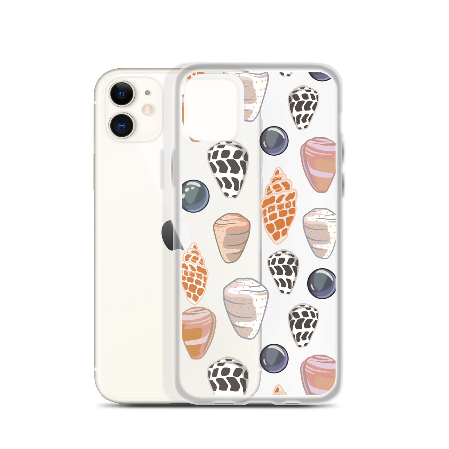 Seashell Clear Case for iPhone®