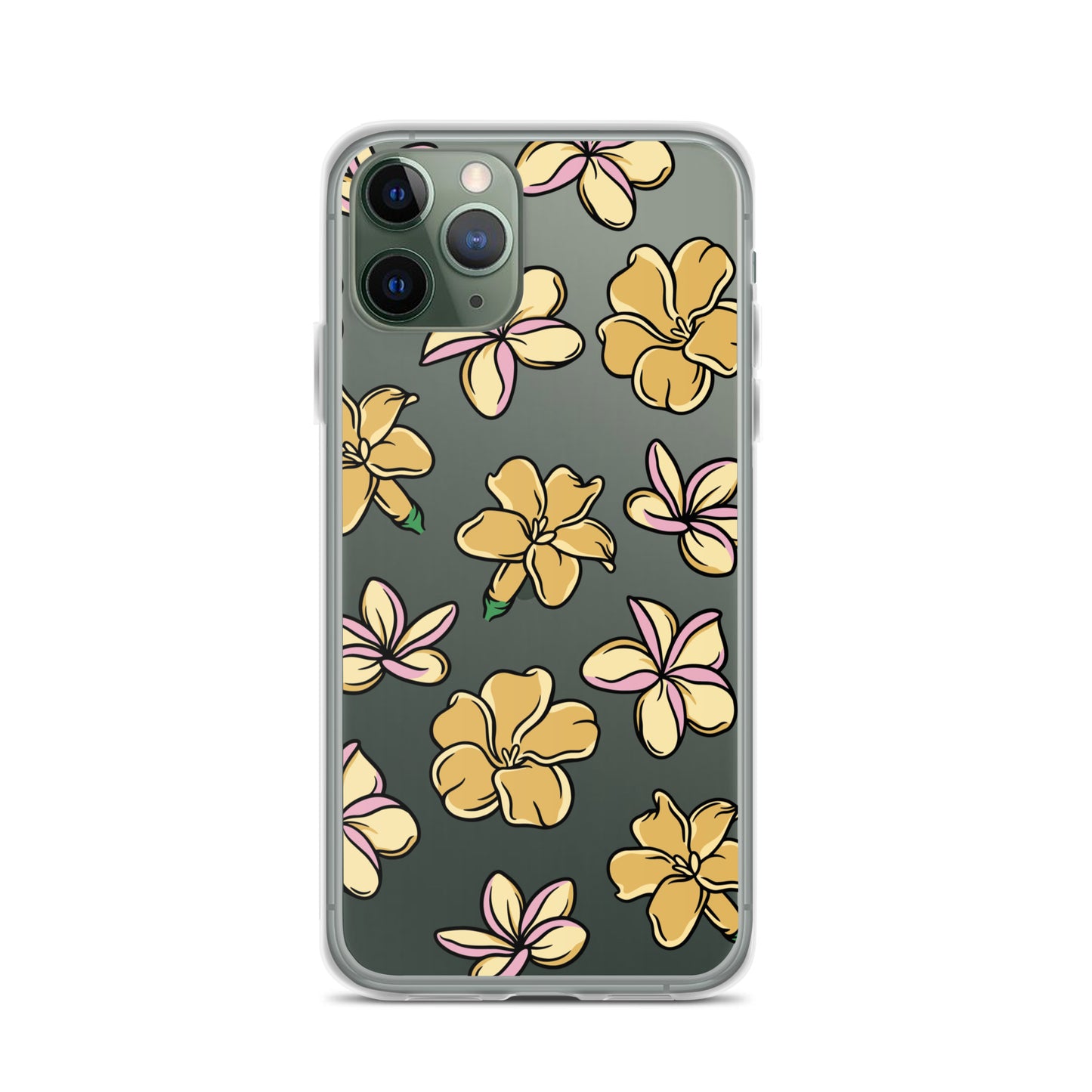 Plumeria and Puakenikeni Clear Case for iPhone®