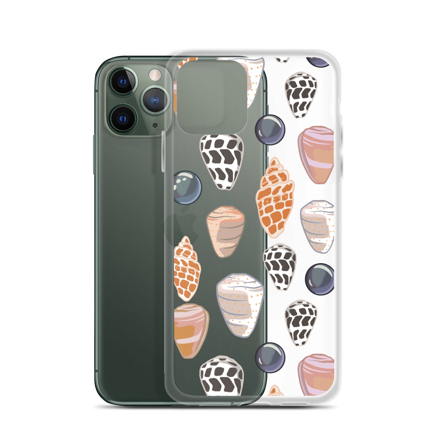 Seashell Clear Case for iPhone®