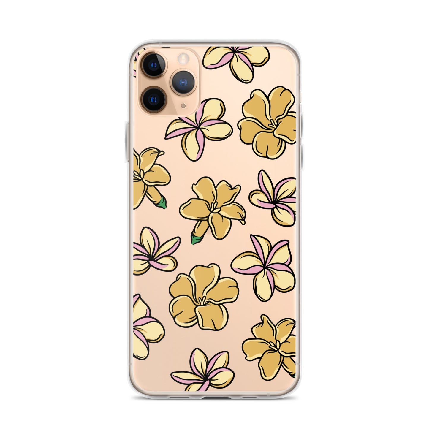 Plumeria and Puakenikeni Clear Case for iPhone®