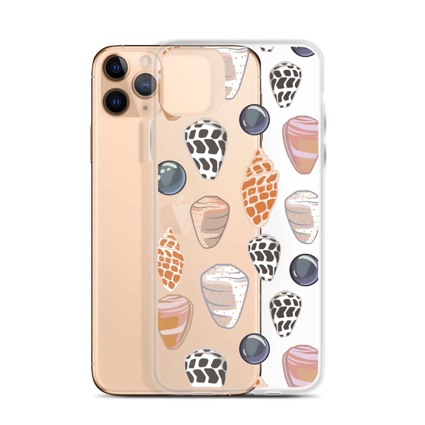 Seashell Clear Case for iPhone®