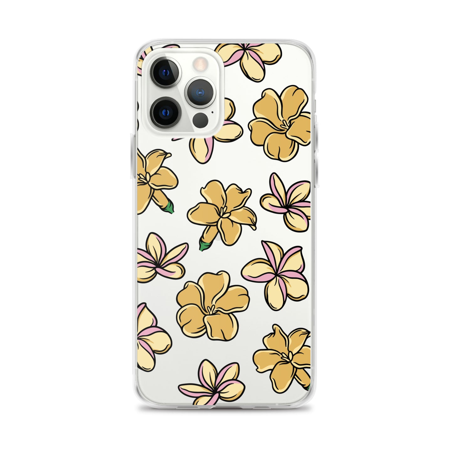 Plumeria and Puakenikeni Clear Case for iPhone®