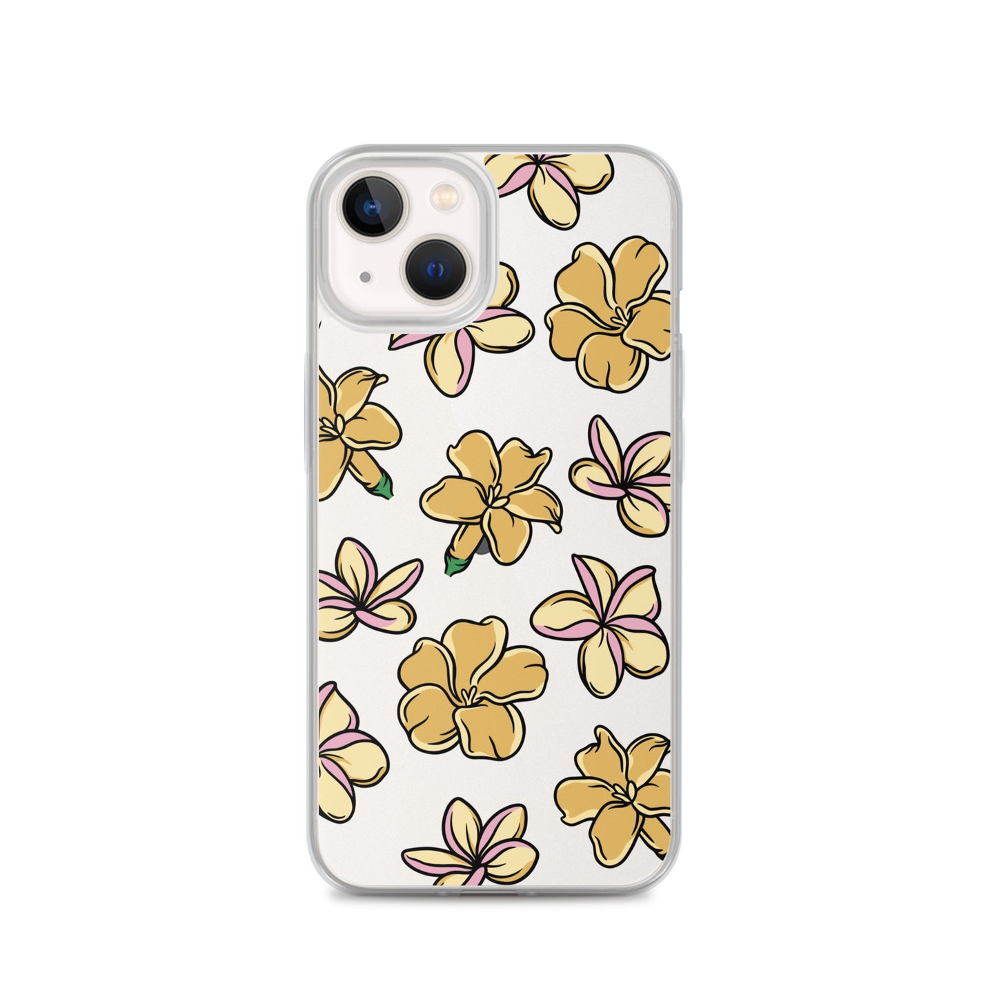 Plumeria and Puakenikeni Clear Case for iPhone®