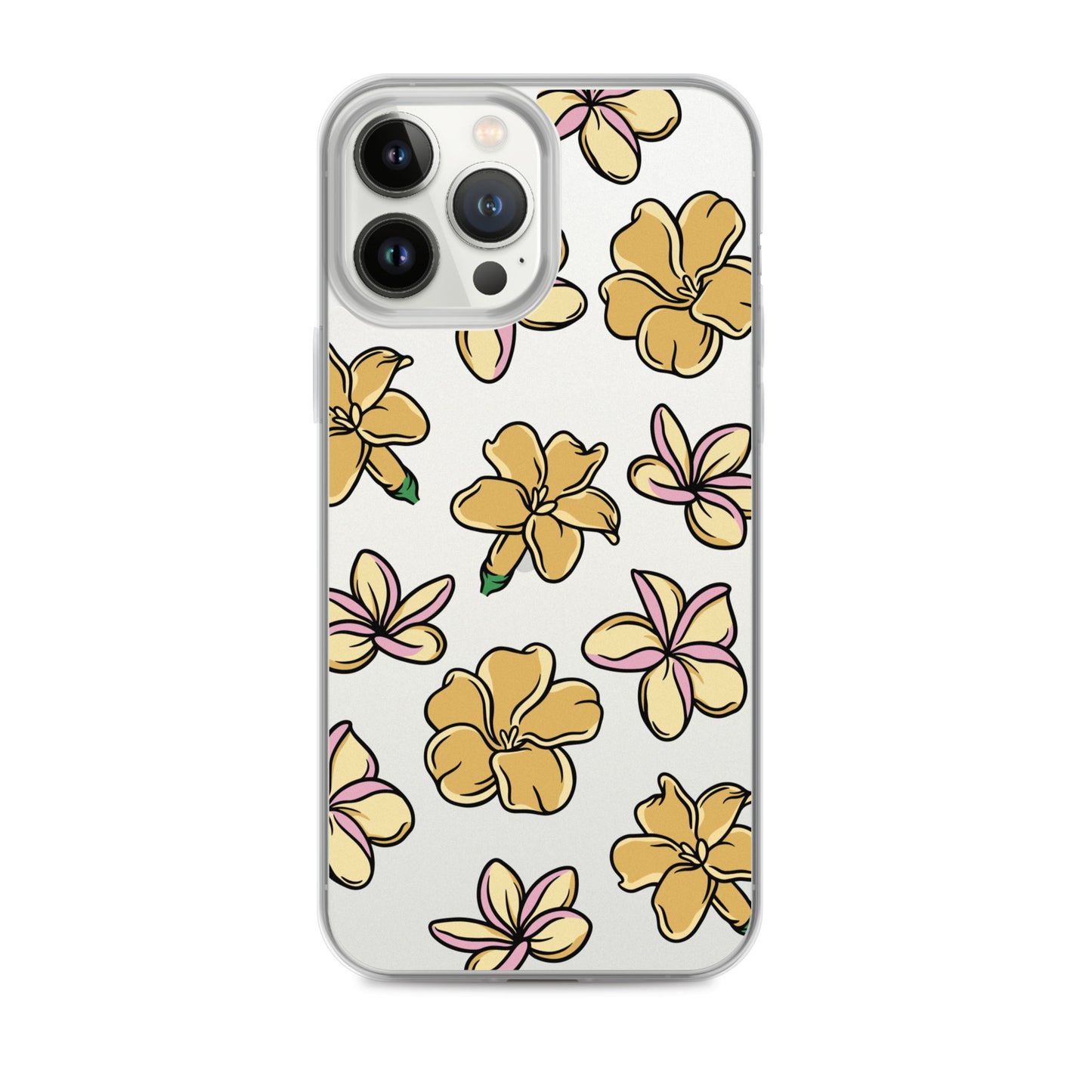 Plumeria and Puakenikeni Clear Case for iPhone®