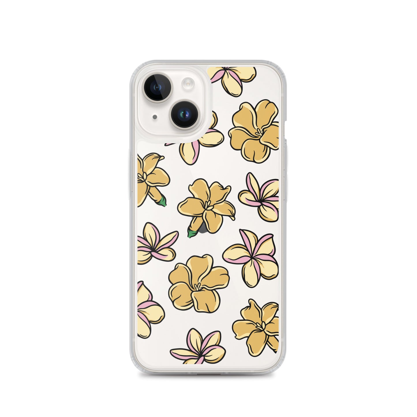 Plumeria and Puakenikeni Clear Case for iPhone®