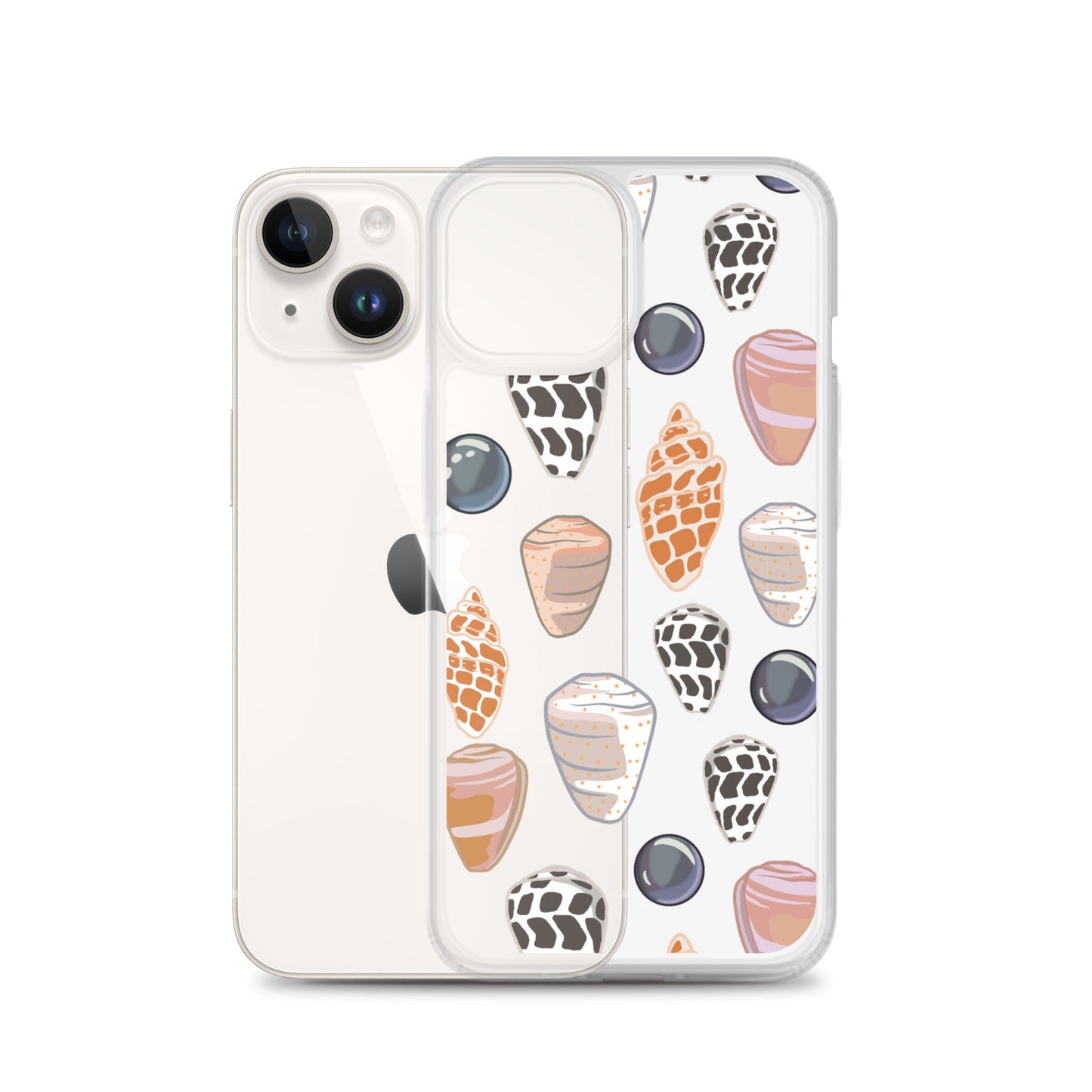 Seashell Clear Case for iPhone®