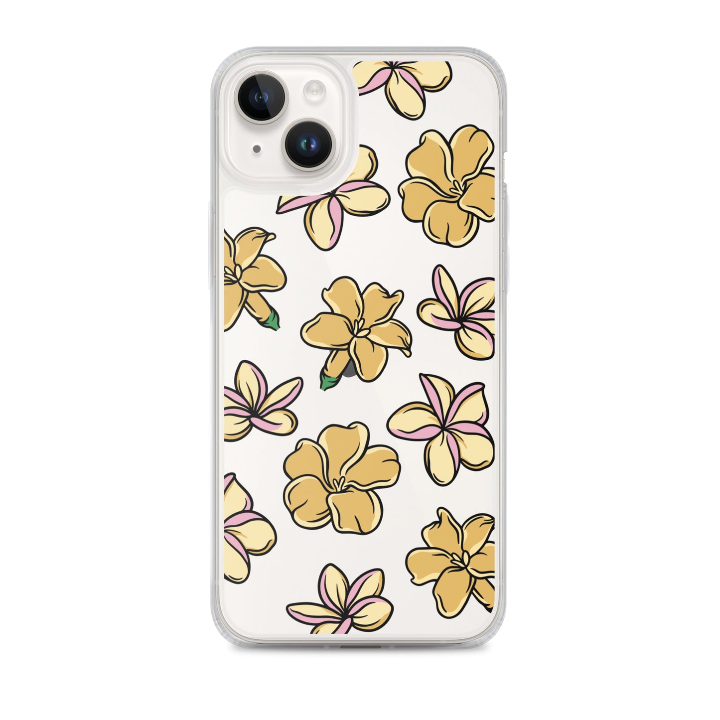 Plumeria and Puakenikeni Clear Case for iPhone®