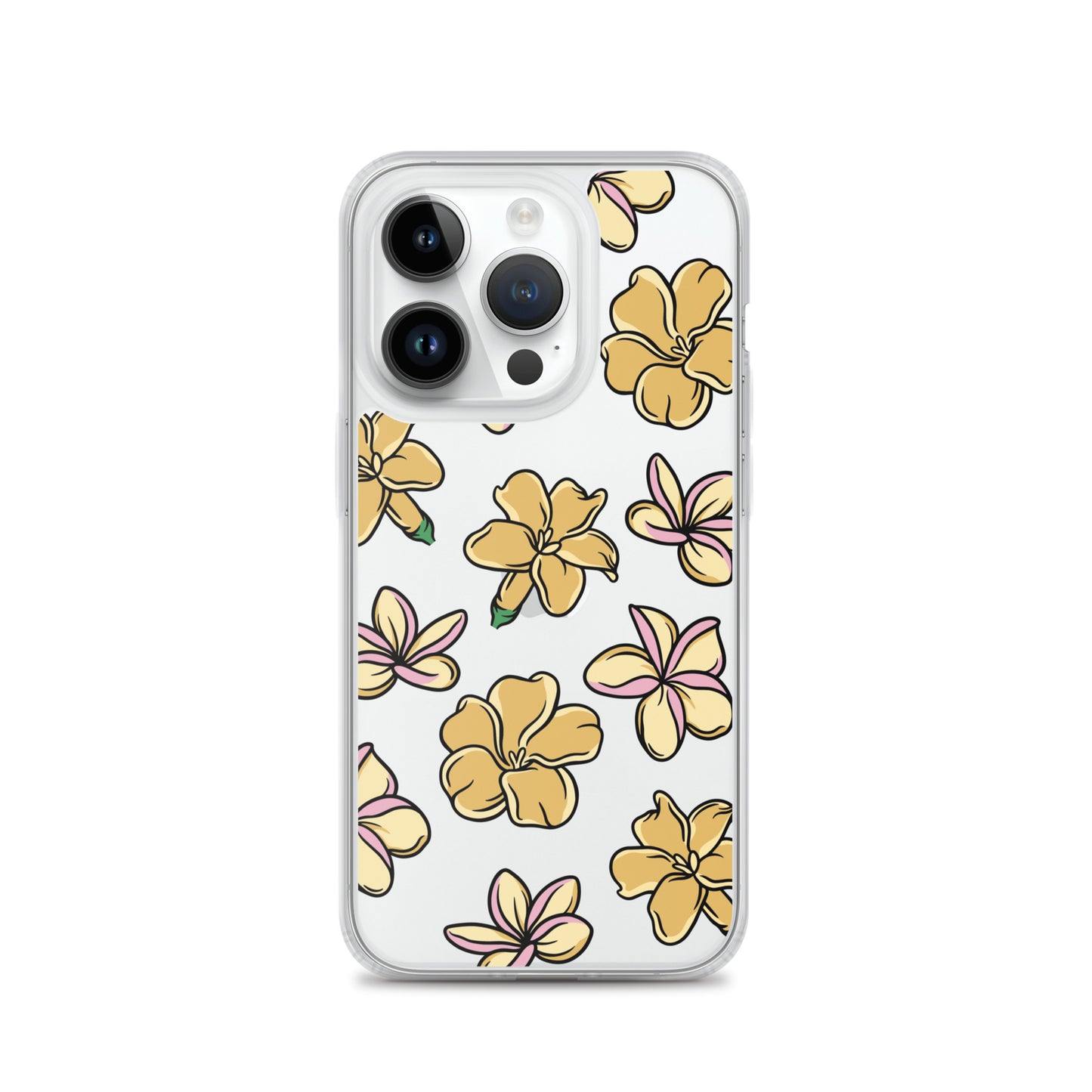 Plumeria and Puakenikeni Clear Case for iPhone®