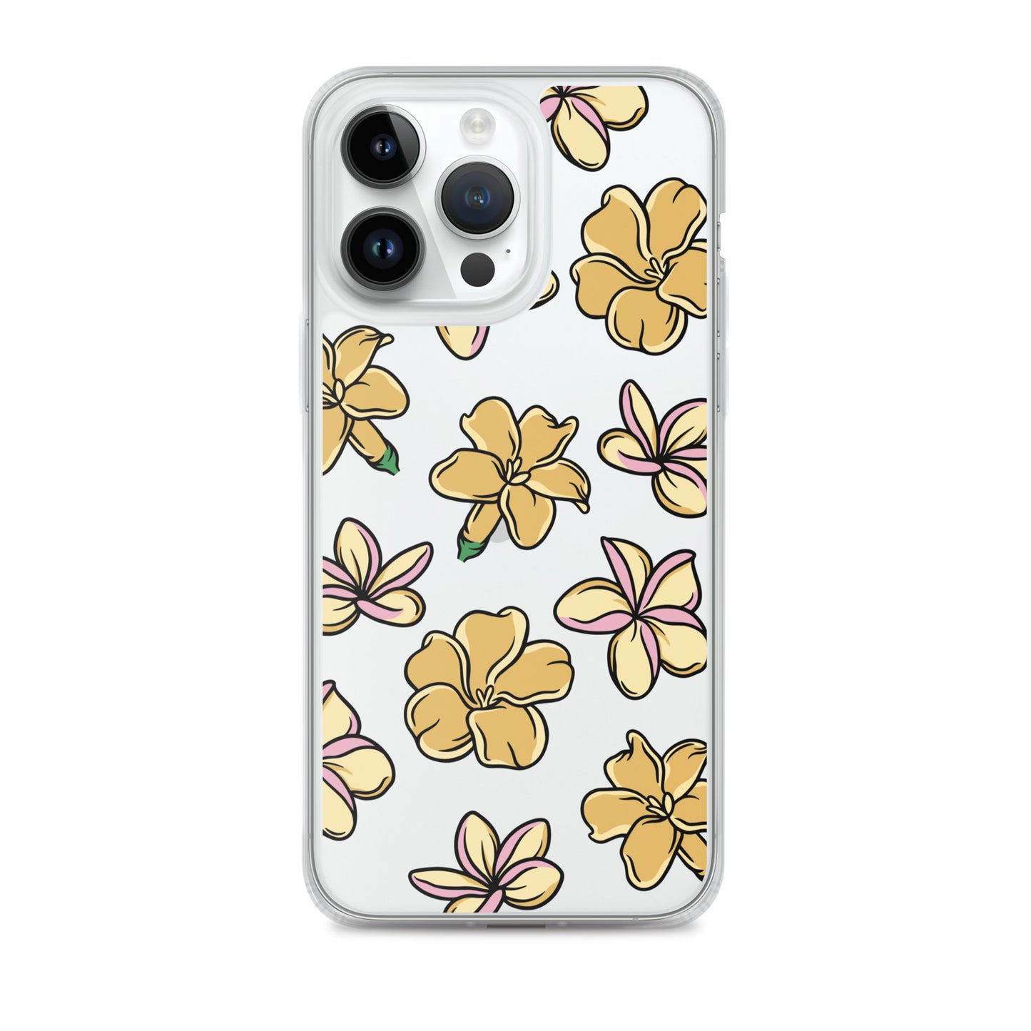 Plumeria and Puakenikeni Clear Case for iPhone®