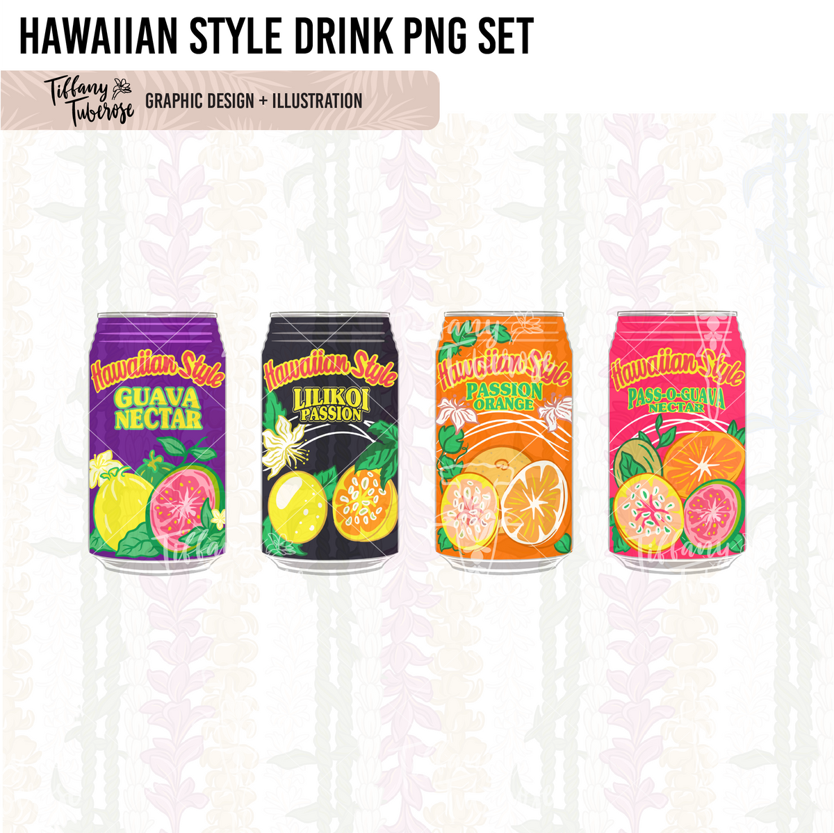 Hawaiian Style/Hawaiian Sun PNG set