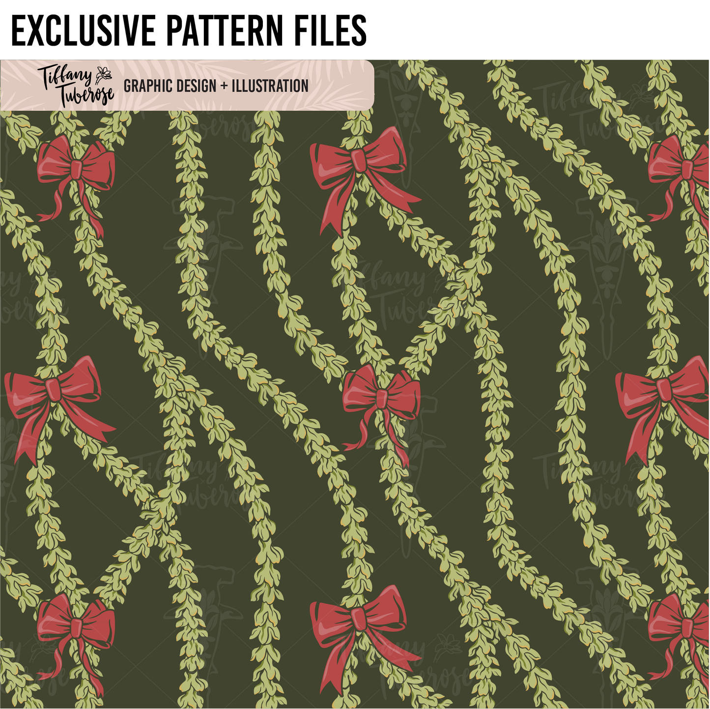 Pakalana Bows Seamless Repeat Pattern