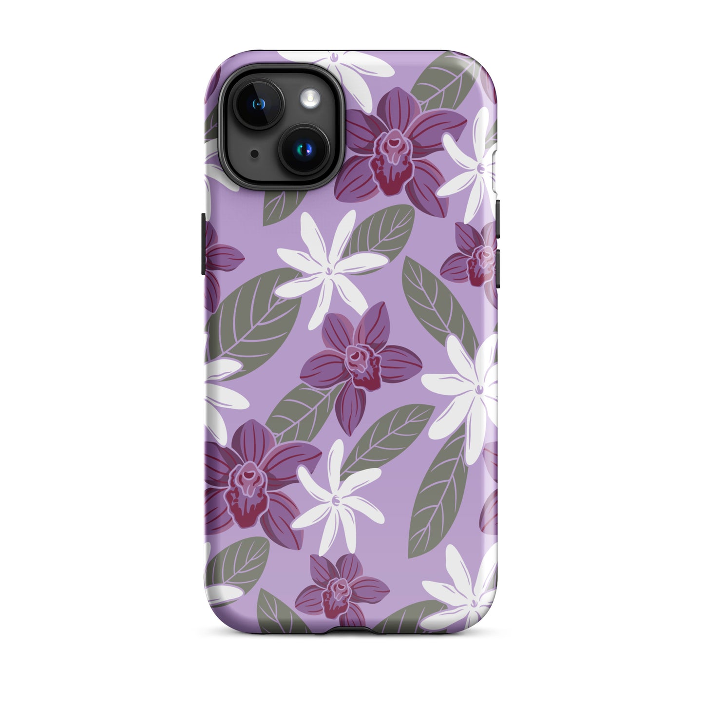 Tiare & Purple Orchid Tough Case for iPhone®