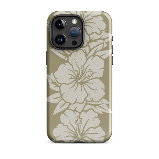 White Hibiscus Tough Case for iPhone®