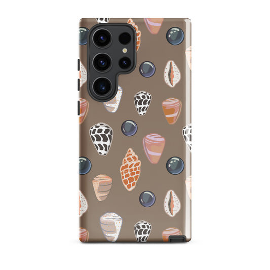 Tan Seashells Tough case for Samsung®